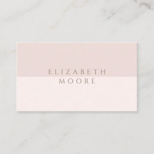 Modern, Minimal & Elegant Pink Duotone Business Card