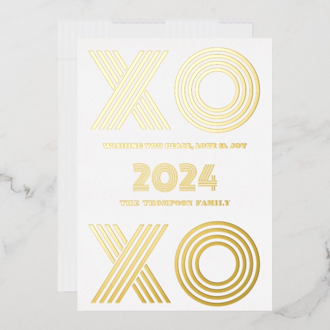 Modern minimal  elegant XO XO (Envelope)