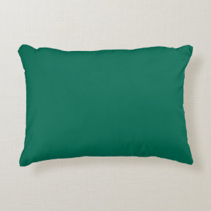 Modern Minimal Emerald Green Solid Colour Decorative Cushion