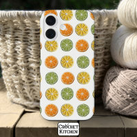 Modern Minimal Fresh Crochet Citrus Slices Pattern