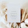 Modern Minimal Gold Pacifier Neutral Baby Shower