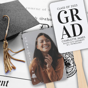 Modern Minimal Graduate Class of 2023   Photo Hand Fan