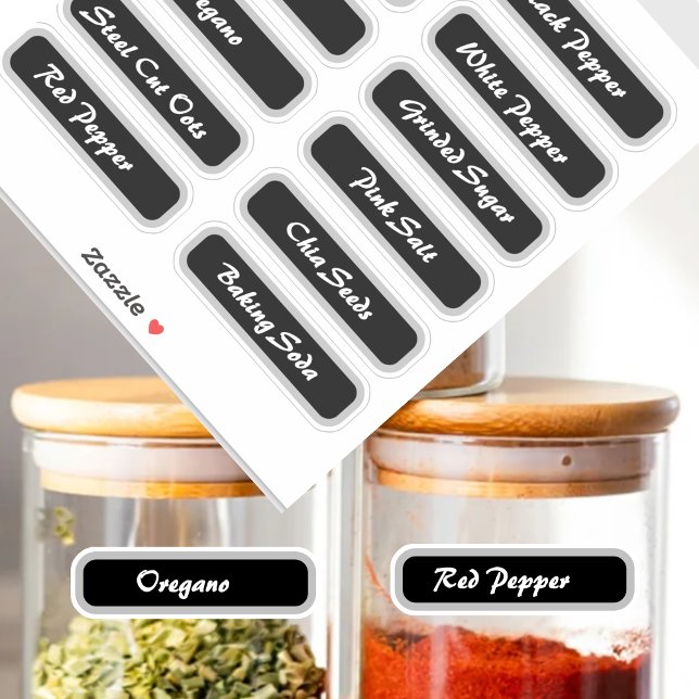 Modern Minimal Kitchen & Pantry Storage Labels (Creator Uploaded)