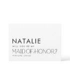 Modern Minimal Maid of Honour Proposal Card