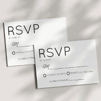 Modern Minimal Minimalist Black White Wedding