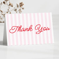Modern Minimal Minimalist Red Pink Stripes Wedding