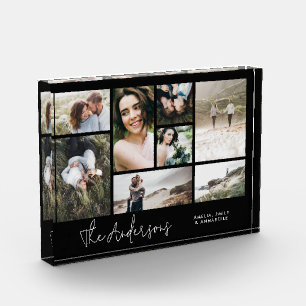 Modern minimal multi 8 photo best friends elegant