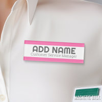 Modern Minimal Name Title Colour Accent Employee