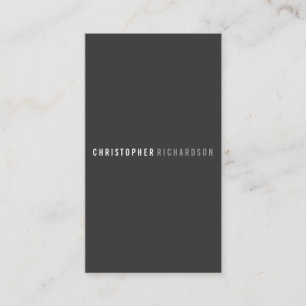 MODERN & MINIMAL No. 8 Business Card