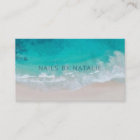 Modern minimal ocean beach typography chic