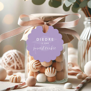 Modern Minimal One Smart Cookie Graduation Party Favour Tags