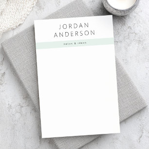 Modern minimal pale dusty sea green post-it notes