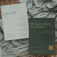 Modern Minimal Palms | Birthday Weekend