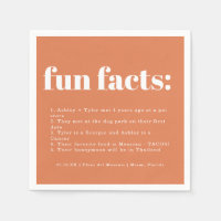 Modern Minimal Papaya Colour Swatch Fun Facts