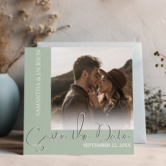 Modern Minimal Photo | Save The Date (Creator Uploaded)