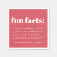 Modern Minimal Pink Punch Colour Swatch Fun Facts