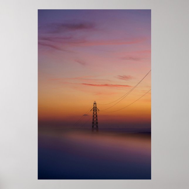 Modern Minimal Poster Soft Minimalist Photo Poster (Front)