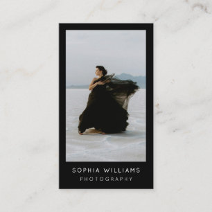 Modern Minimal Professional 2 Photo  Business Card