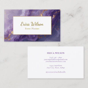 Modern Minimal Professional Agate Business Card