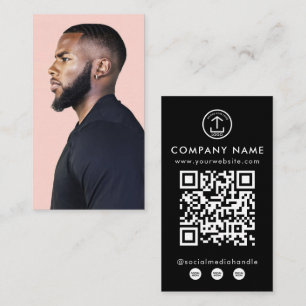 Modern Minimal Professional Business Logo Website Card