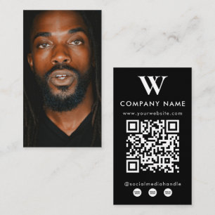 Modern Minimal Professional Name Logo Website Business Card