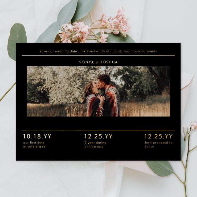 Modern Minimal Title Block Photo Save the Date (Creator Uploaded)