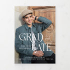 Modern Minimal Trendy Grad Photo Collage Graduate