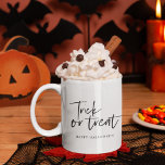 Modern Minimal Trick And Treat | Happy Halloween<br><div class="desc">Modern Minimal Trick And Treat | Happy Halloween</div>
