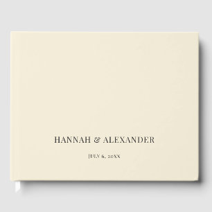 Modern Minimal Wedding Guest Book