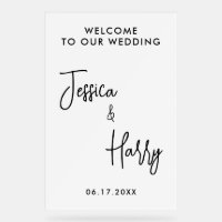 Modern Minimal Wedding Welcome