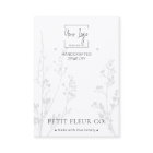 Modern Minimal Wildflowers QR Jewellery Display Ca
