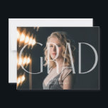 Modern minimalist 2023 graduate announcement   postcard<br><div class="desc">Modern minimalist 2023 graduate announcement</div>