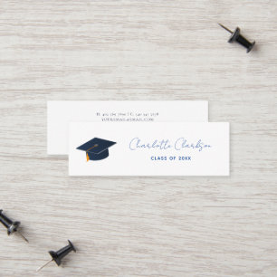 Modern Minimalist 2026 Graduation Connection Calling Card