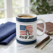 Modern Minimalist 4th of July Patriotic BBQ Party