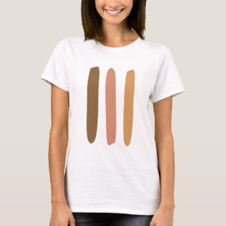 Modern Minimalist Abstract Line Art Drawing T-Shirt