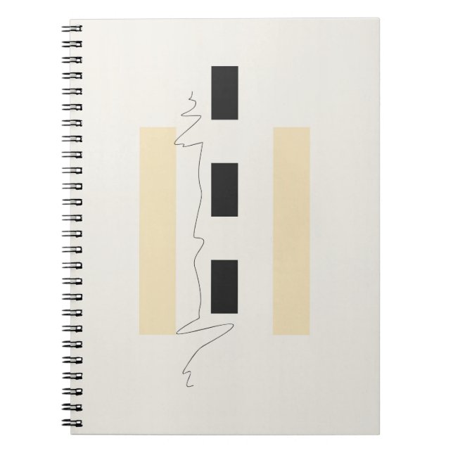 Modern Minimalist Abstract Notebook (Front)