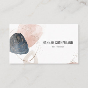 Modern Minimalist Abstract Typography Business Card