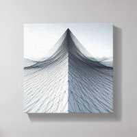 Modern Minimalist Architectural Wireframe