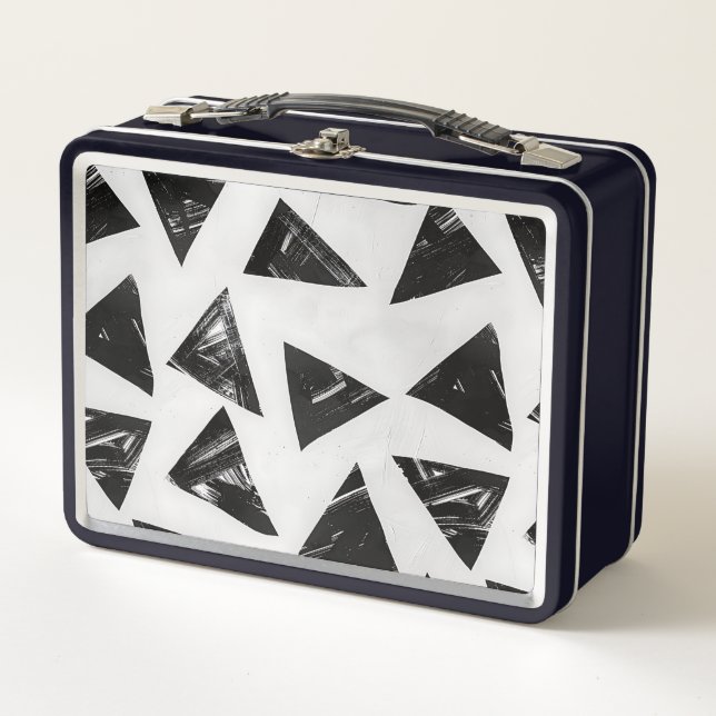 Modern Minimalist Art Metal Lunch Box (Front)