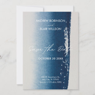 Modern minimalist art wedding  invitation