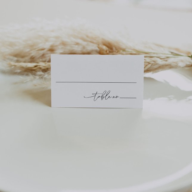 Modern Minimalist Baby Shower Place Cards (Creator Uploaded)