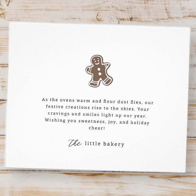 Modern Minimalist Bakery Holiday Thank You Flyer (Creator Uploaded)