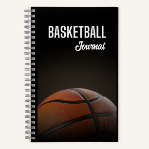 Modern Minimalist Basketball Sports Notebook