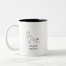 Modern Minimalist Be Kind To Every Kind Cat