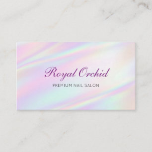 Modern Minimalist Beauty Services Business Card