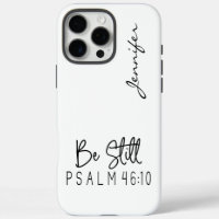 Modern Minimalist Bible Verse Psalm 46:10 iPhone