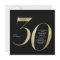 Modern minimalist black and gold 30th birthday