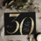 Modern minimalist black and gold 30th birthday