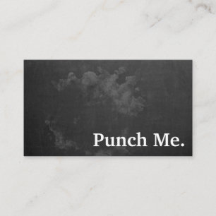 Modern Minimalist Black Chalkboard Loyalty Card