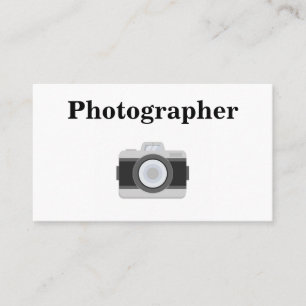 Modern Minimalist Black & White Bold Typography Bu Business Card